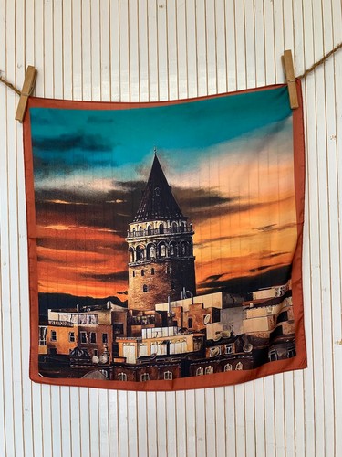 Foulard carré soie - foulard,