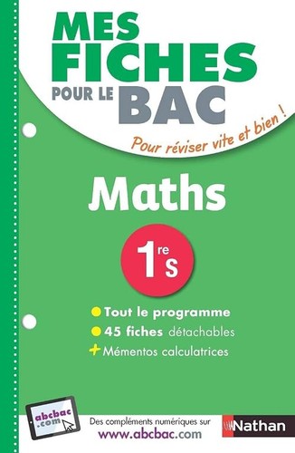 Mes fiches pour bac maths - pour,
