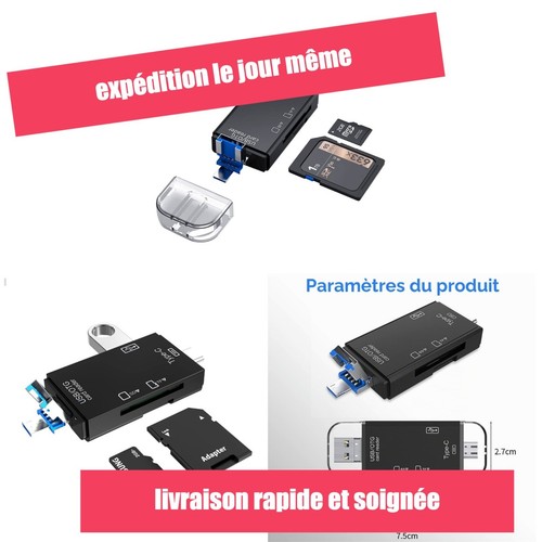 Lecteur cartes microsd 6 - cartes,