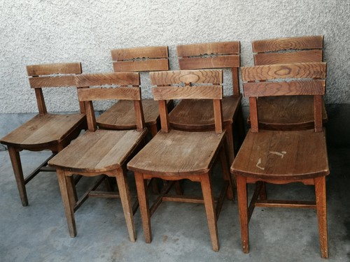 Lot chaises henry - 7,