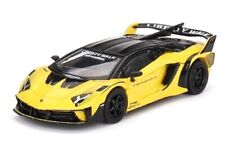 Lamborghini Aventator GT Evo - LB Silhouette Works - - Yellow - Mini GT 1:64