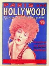 Paris and Hollywood Magazine Vol. 3 #3 FN 1927