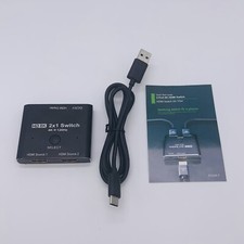 Generic 2 Port HD 8K HDMI 2x1 Switch 2 in 1 Out Splitter 8K 60Hz 4K 120Hz Tested