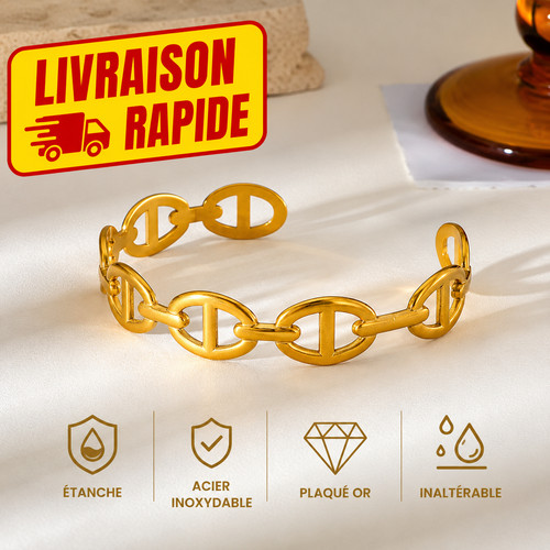 Bracelet femme plaqué - bracelet,