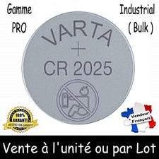 VARTA CR2025 bouton Lithium 3V à l'unité ou par 2 5 10 20 30 40 50 ou 100 piles