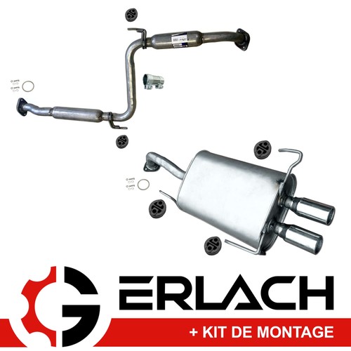 Echappement silencieux pour