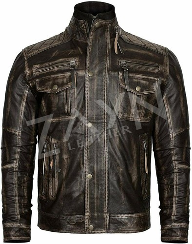 Veste ancienne bicolore marron