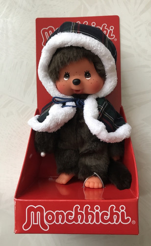 Monchhichi peluche cape hiver - monchhichi,