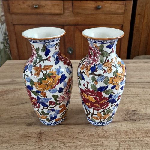 Rare paire de - de, vases