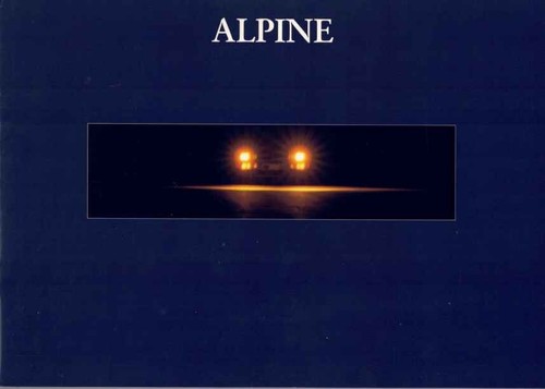 Catalogue brochure alpine a610 - brochure,