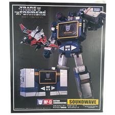 Transformers Toy Masterpiece MP-13 Soundwave w/Laserbeak Cassette In Open Box
