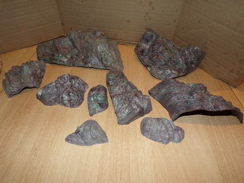 Lot faux rochers - de, 9
