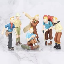 🎁 LOT 6 FIGURINES TINTIN