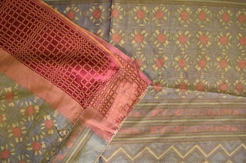 Tissu sari soie - tissu,