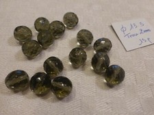 Lot de 15 perles à FACETTES