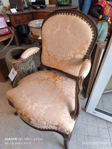 Fauteuil cabriolet style louis - fauteuil,