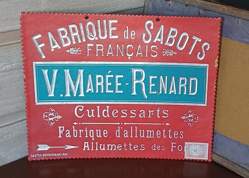 Ancien carton publicitaire - ancien,