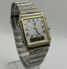 RARE Vintage Seiko H449-5169 Analog Digital Mens Watch - New Battery - Clean