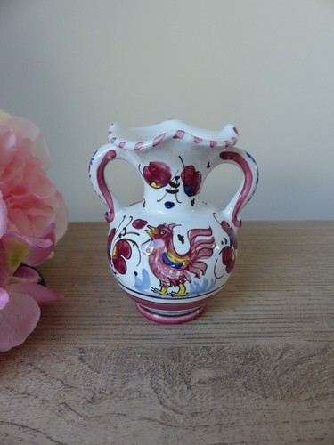 Vase miniature deruta décor - vase,