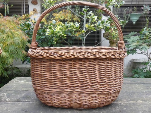 Panier ancien osier old french - ancien,