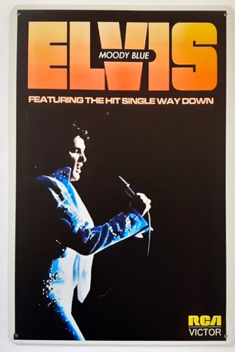 Plaque metal elvis presley - plaque, presley-