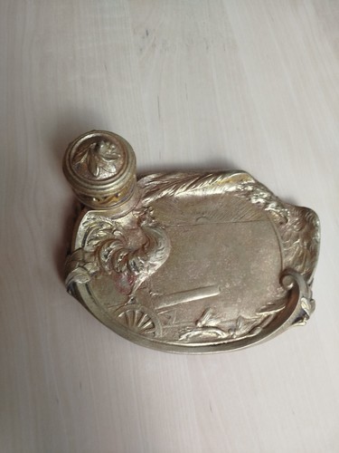 Encrier art nouveau coq - nouveau,