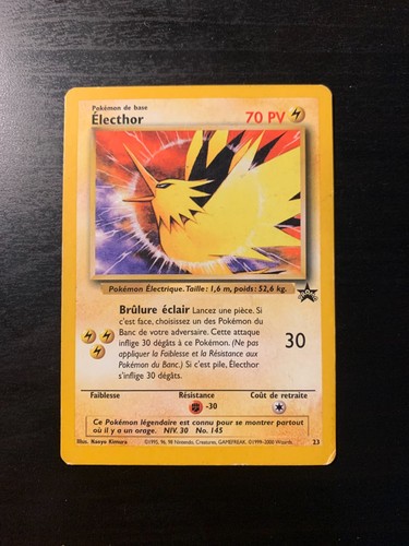Carte pokémon electhor - carte, 23