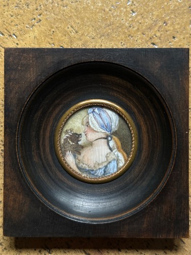 Ancien tableau miniature