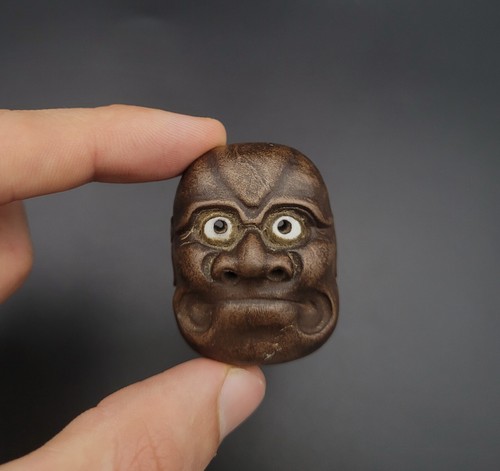 Netsuke masque d obeshimi - masque, d’obeshimi