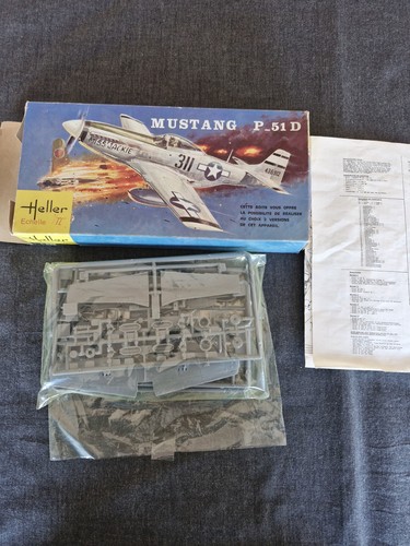 Heller france mustang - france, p-51d