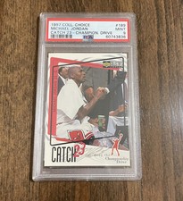 Michael Jordan 1997 UD Coll. Choice Catch 23 Champion Drive 189 PSA 9 Bulls