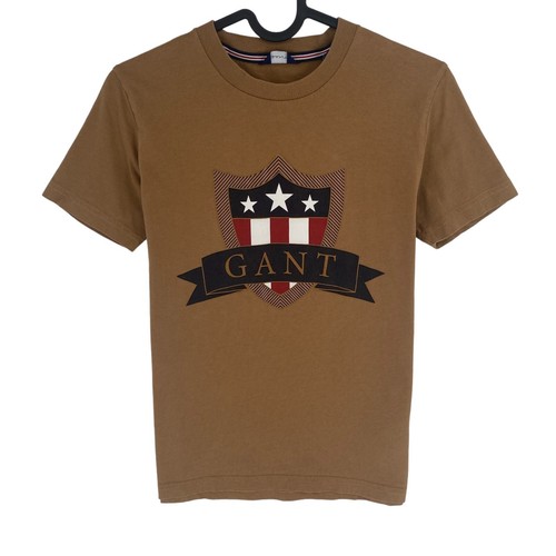 Gant garçon marron écusson - gant,