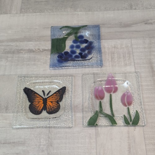 Vintage set fused - vintage, glass