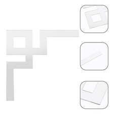  4 Pcs Miroir Autocollant