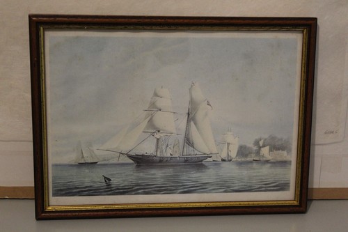 Lithographie représentant des