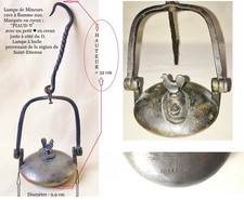 Lampe de mineur à flamme nue