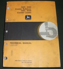 Manuel De Service Technique Du Dozer JOHN DEERE 350C 350D 355D TM1115