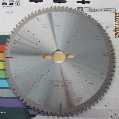 Widia scie circulaire - hm, 260