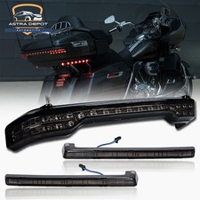 Smoke LED Tour Pack Tail Light Accent Side Marker for Harley Electra Glide 14-UP