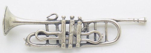 Trompette vintage argent - vintage,