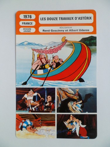 Carte fiche cinema - carte,