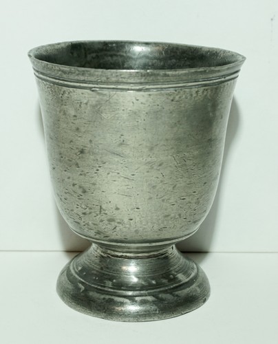 Ancien gobelet etain - gobelet,