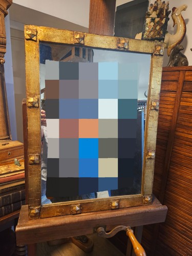 Miroir année 1950 fer forgé