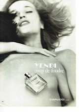 Publicité Advertising  068  1983    eau toilette Yendi  par Capucci