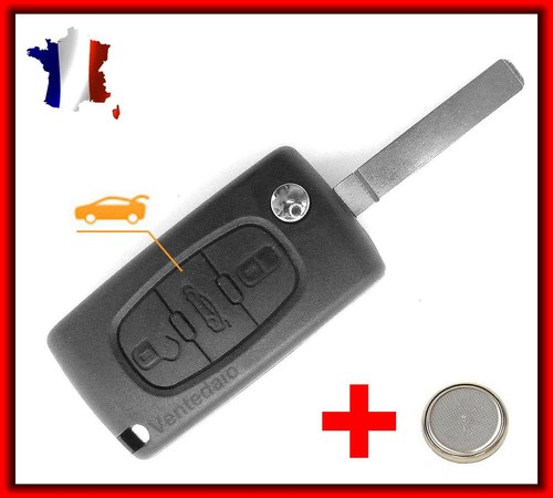 Coque plip clé pour peugeot - coque,