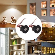 2PCS Mini Spot LED Encastré 15 Degrés 1 Watt 80LM Petit Spot LED FR