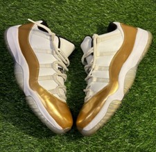 Nike Air Jordan 11 Low Closing Ceremony OG XI Gold White - Men's Size 12