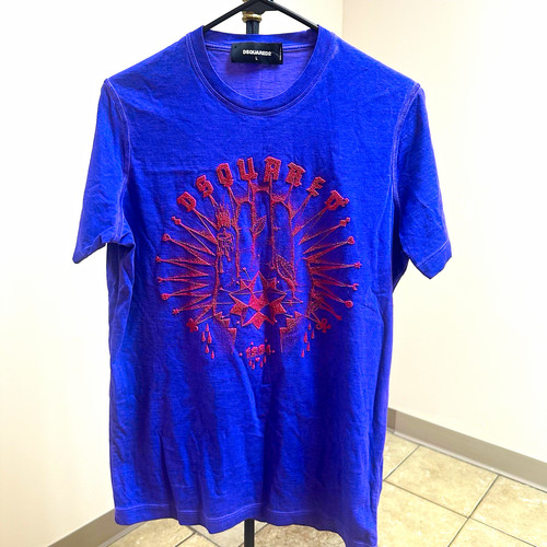 Dsquared2 purple graphic print - dsquared2,