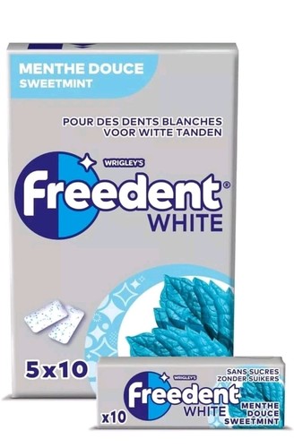 Freedent chewing gum - freedent,