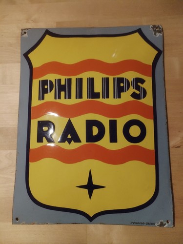 Plaque émaillée bombé - Émaillée,